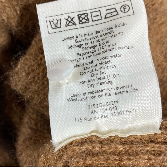 Sézane Gaspard Cardigan in camel color Size Medium - Picture 6 of 6